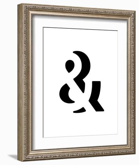 Ampersand-Simon C^ Page-Framed Art Print