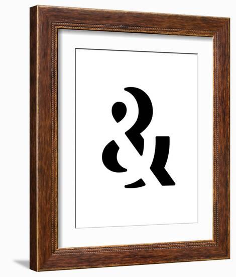 Ampersand-Simon C^ Page-Framed Art Print