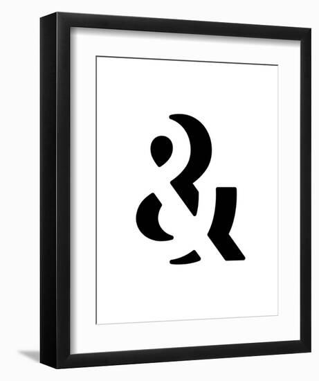 Ampersand-Simon C^ Page-Framed Art Print