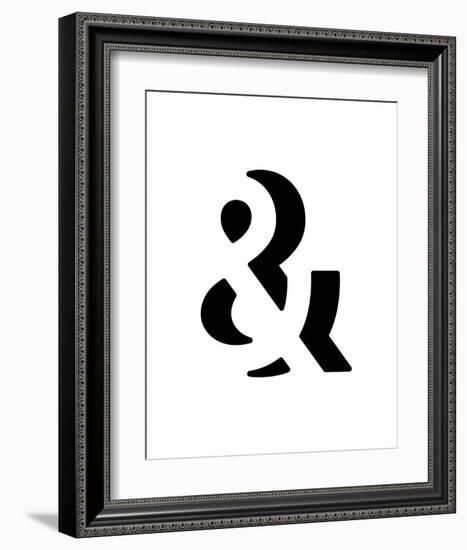 Ampersand-Simon C^ Page-Framed Art Print