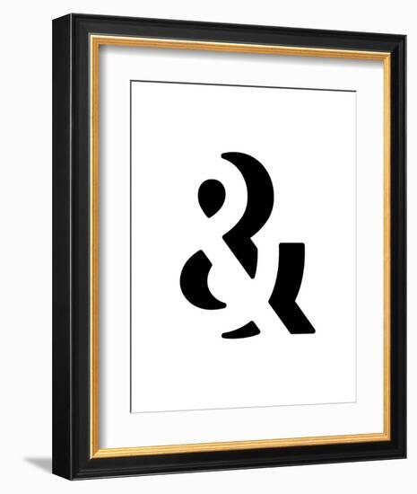 Ampersand-Simon C^ Page-Framed Art Print