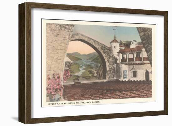 Amphitheater, Santa Barbara, California-null-Framed Art Print