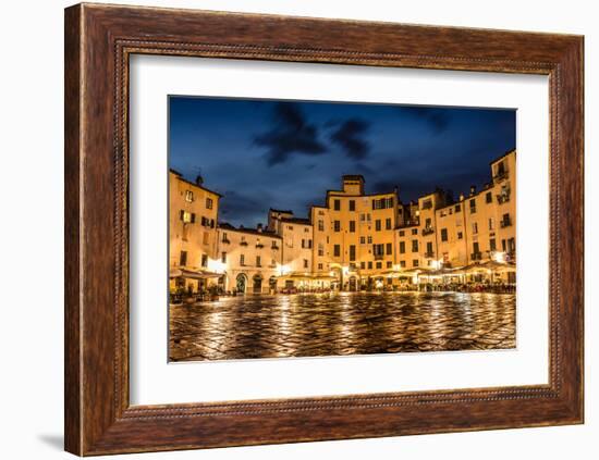 Amphitheatersquare Lucca Italy-null-Framed Art Print