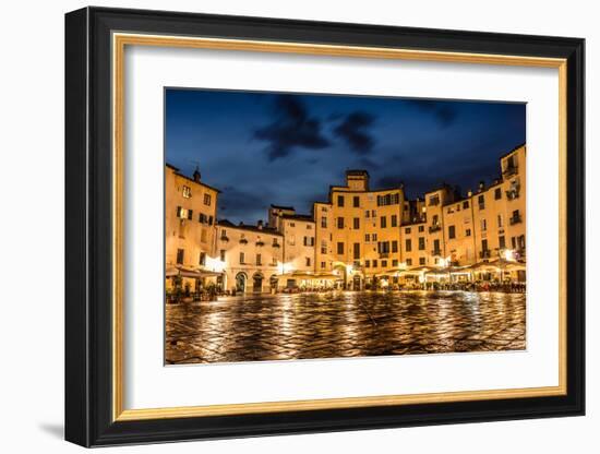 Amphitheatersquare Lucca Italy-null-Framed Art Print