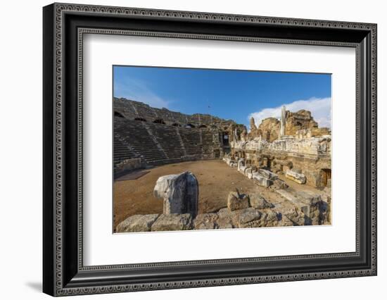 Amphitheatre at Side, Side, Antalya Province, Turkey Minor, Eurasia-Neil Farrin-Framed Photographic Print