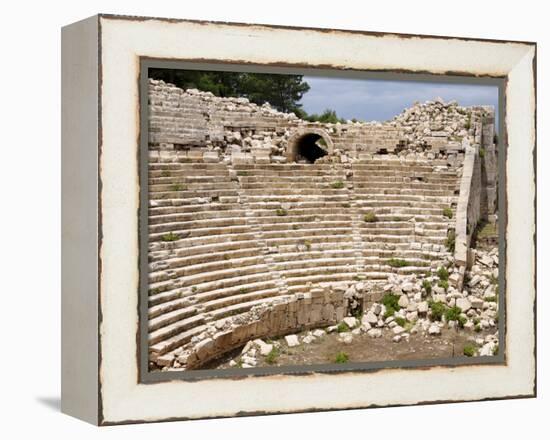 Amphitheatre at the Lycian Site of Patara, Near Kalkan, Antalya Province, Anatolia, Turkey-null-Framed Premier Image Canvas