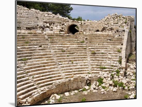 Amphitheatre at the Lycian Site of Patara, Near Kalkan, Antalya Province, Anatolia, Turkey-null-Mounted Photographic Print