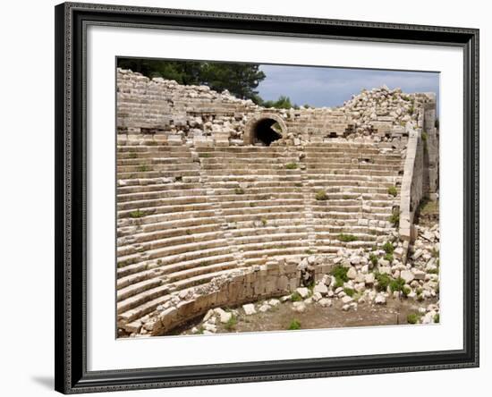 Amphitheatre at the Lycian Site of Patara, Near Kalkan, Antalya Province, Anatolia, Turkey-null-Framed Photographic Print