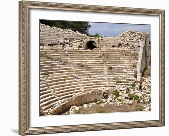 Amphitheatre at the Lycian Site of Patara, Near Kalkan, Antalya Province, Anatolia, Turkey-null-Framed Photographic Print