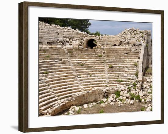 Amphitheatre at the Lycian Site of Patara, Near Kalkan, Antalya Province, Anatolia, Turkey-null-Framed Photographic Print