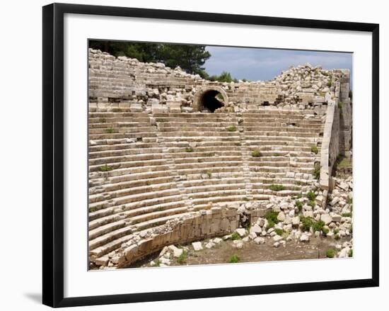 Amphitheatre at the Lycian Site of Patara, Near Kalkan, Antalya Province, Anatolia, Turkey-null-Framed Photographic Print