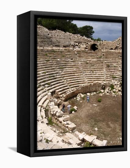 Amphitheatre at the Lycian Site of Patara, Near Kalkan, Antalya Province, Anatolia, Turkey-null-Framed Premier Image Canvas