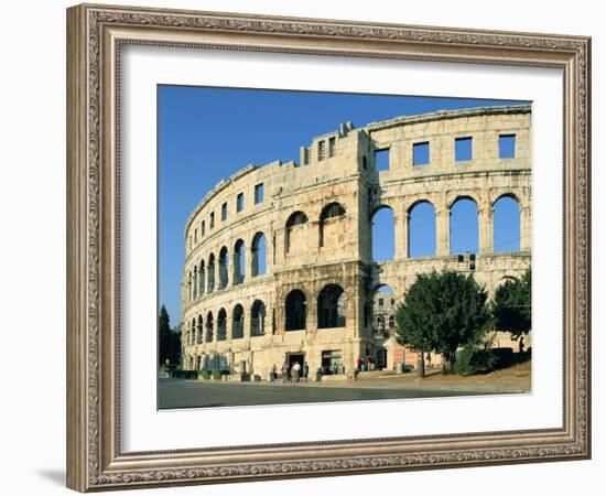 Amphitheatre in Pula, Croatia-Peter Thompson-Framed Photographic Print