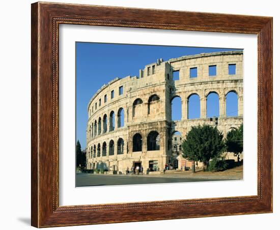 Amphitheatre in Pula, Croatia-Peter Thompson-Framed Photographic Print