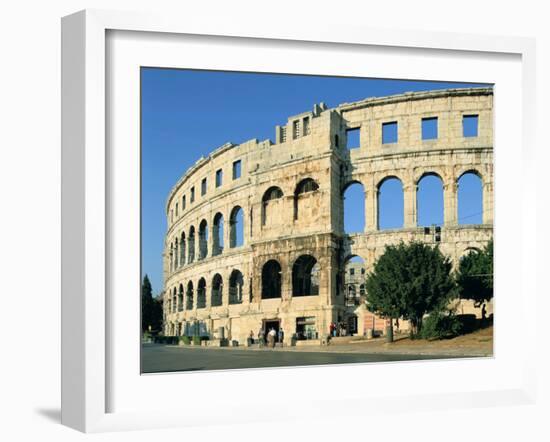 Amphitheatre in Pula, Croatia-Peter Thompson-Framed Photographic Print