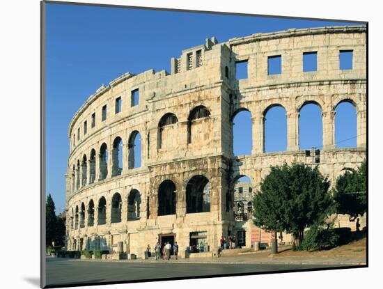 Amphitheatre in Pula, Croatia-Peter Thompson-Mounted Photographic Print