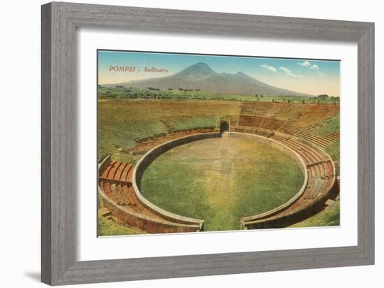 Amphitheatre, Pompeii, Italy-null-Framed Art Print