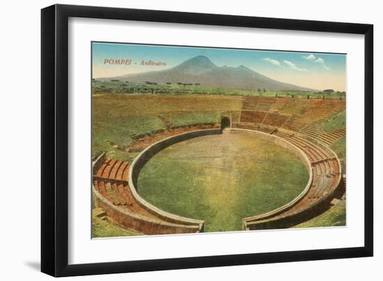 Amphitheatre, Pompeii, Italy-null-Framed Art Print