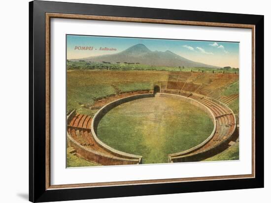 Amphitheatre, Pompeii, Italy-null-Framed Art Print