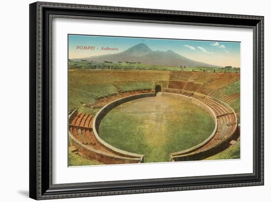 Amphitheatre, Pompeii, Italy-null-Framed Art Print