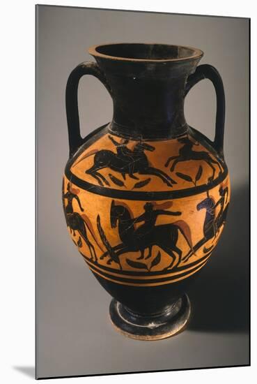 Amphora, Black-Figure Pottery from Vulci-null-Mounted Giclee Print