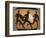 Amphore panathénaïque attique à figures noires-null-Framed Giclee Print