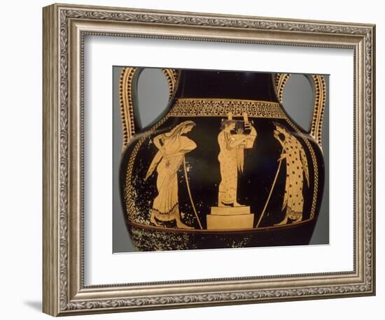 Amphore pseudo-panathénaïque attique à figures rouges-Andokides-Framed Giclee Print