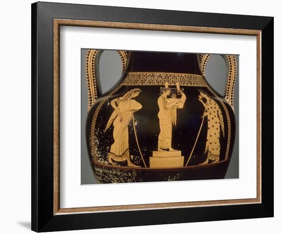 Amphore pseudo-panathénaïque attique à figures rouges-Andokides-Framed Giclee Print