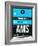 AMS Amsterdam Luggage Tag 1-NaxArt-Framed Art Print