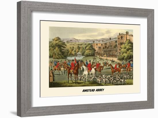Amstead Abbey-Henry Thomas Alken-Framed Art Print