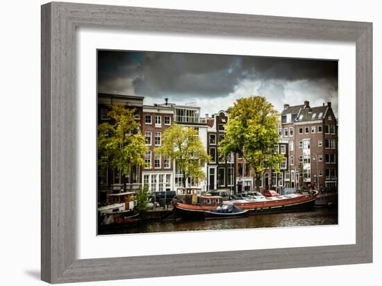 Amstel and Kerkstraat-Erin Berzel-Framed Photographic Print