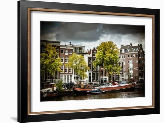 Amstel and Kerkstraat-Erin Berzel-Framed Photographic Print