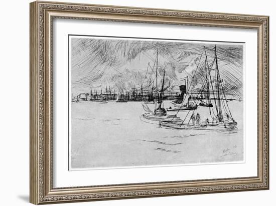 Amsterdam, 19th Century-James Abbott McNeill Whistler-Framed Giclee Print