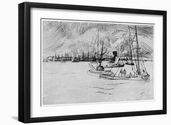 Amsterdam, 19th Century-James Abbott McNeill Whistler-Framed Giclee Print