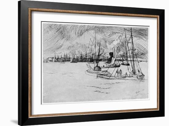 Amsterdam, 19th Century-James Abbott McNeill Whistler-Framed Giclee Print