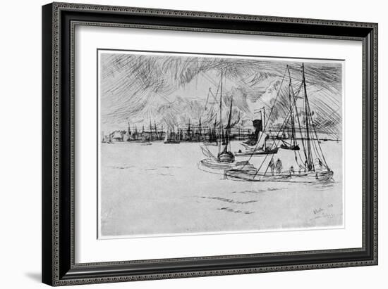 Amsterdam, 19th Century-James Abbott McNeill Whistler-Framed Giclee Print