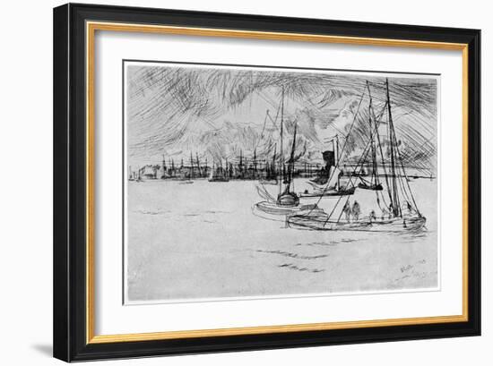 Amsterdam, 19th Century-James Abbott McNeill Whistler-Framed Giclee Print