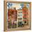 Amsterdam - Artwork In Painting Style-Maugli-l-Framed Stretched Canvas