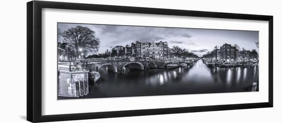 Amsterdam at Dusk-Assaf Frank-Framed Giclee Print