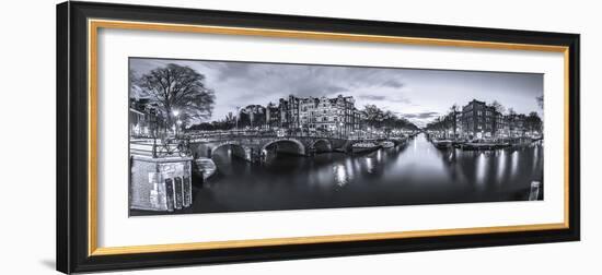 Amsterdam at Dusk-Assaf Frank-Framed Giclee Print