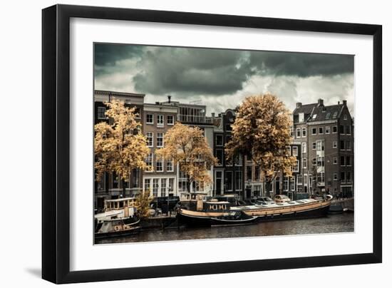 Amsterdam Autumn Colors-Erin Berzel-Framed Photographic Print