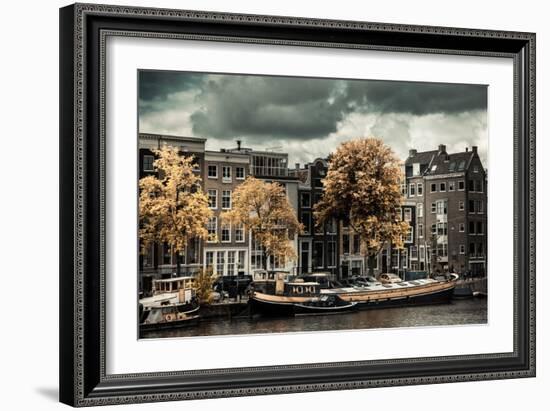 Amsterdam Autumn Colors-Erin Berzel-Framed Photographic Print