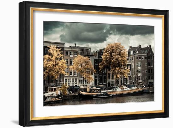 Amsterdam Autumn Colors-Erin Berzel-Framed Photographic Print