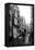 Amsterdam Black and White Street-Erin Berzel-Framed Premier Image Canvas