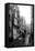 Amsterdam Black and White Street-Erin Berzel-Framed Premier Image Canvas