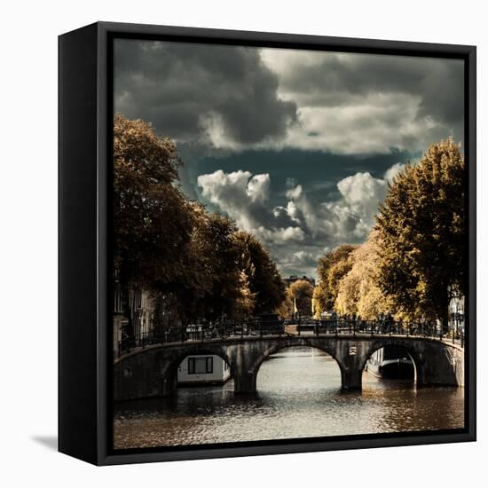 Amsterdam Bridge I-Erin Berzel-Framed Premier Image Canvas