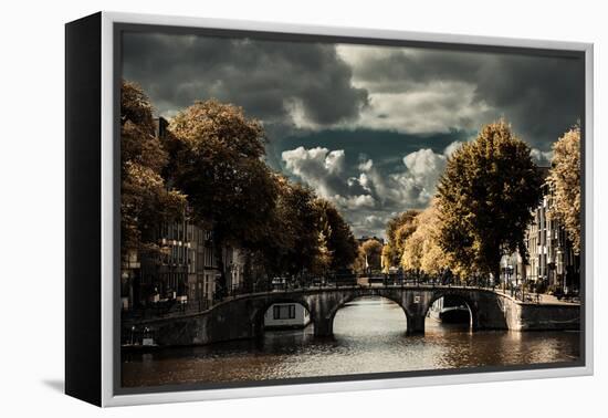 Amsterdam Bridge II-Erin Berzel-Framed Premier Image Canvas