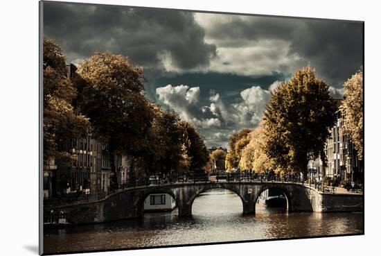 Amsterdam Bridge II-Erin Berzel-Mounted Photographic Print