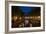 Amsterdam Canal at Night II-Erin Berzel-Framed Photographic Print