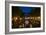 Amsterdam Canal at Night II-Erin Berzel-Framed Photographic Print